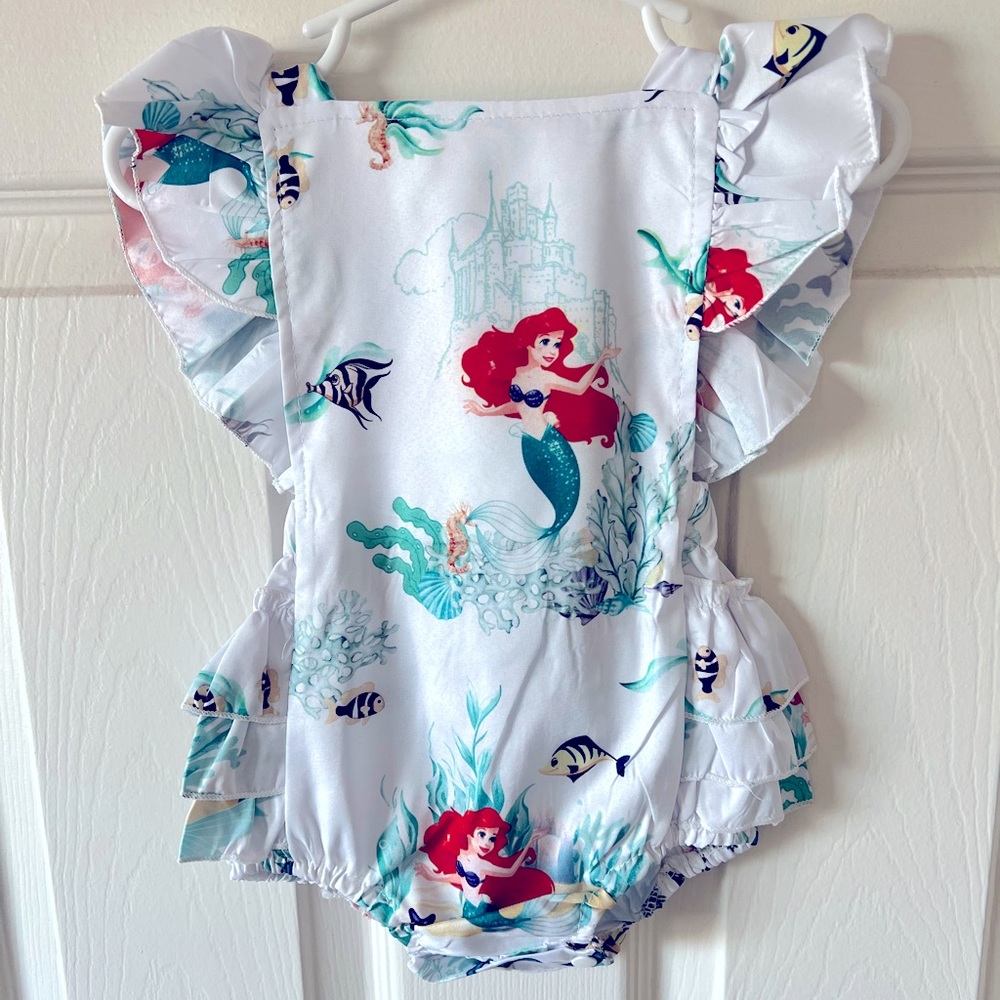 Baby Elegant Romper, Little Mermaid
